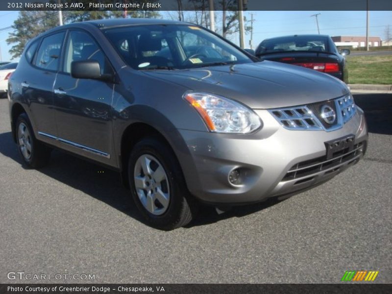 Platinum Graphite / Black 2012 Nissan Rogue S AWD
