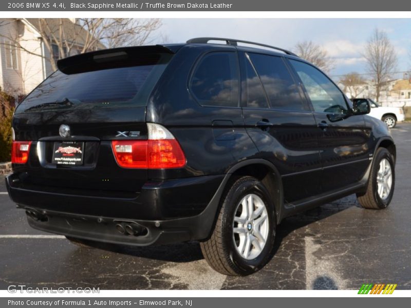 Black Sapphire Metallic / Truffle Brown Dakota Leather 2006 BMW X5 4.4i