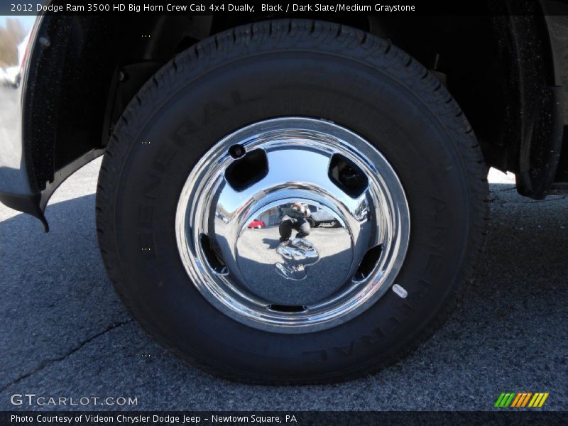 Black / Dark Slate/Medium Graystone 2012 Dodge Ram 3500 HD Big Horn Crew Cab 4x4 Dually