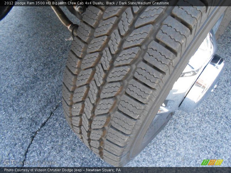 Black / Dark Slate/Medium Graystone 2012 Dodge Ram 3500 HD Big Horn Crew Cab 4x4 Dually
