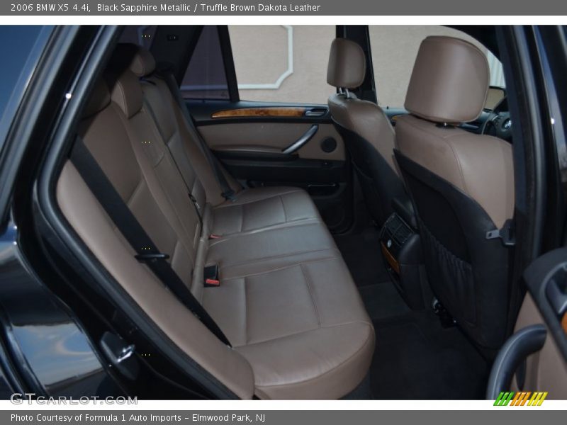 Black Sapphire Metallic / Truffle Brown Dakota Leather 2006 BMW X5 4.4i