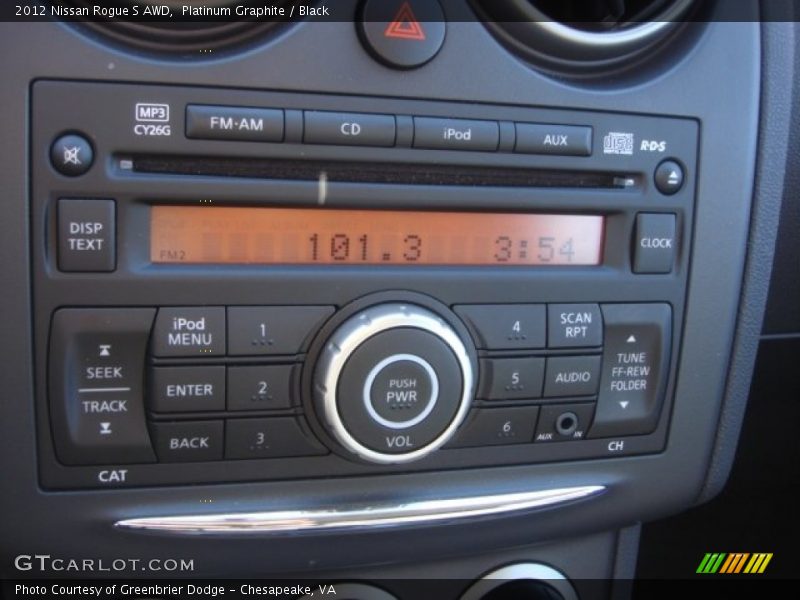 Platinum Graphite / Black 2012 Nissan Rogue S AWD