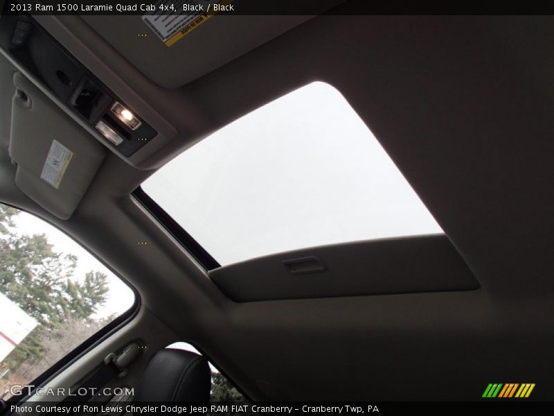 Black / Black 2013 Ram 1500 Laramie Quad Cab 4x4