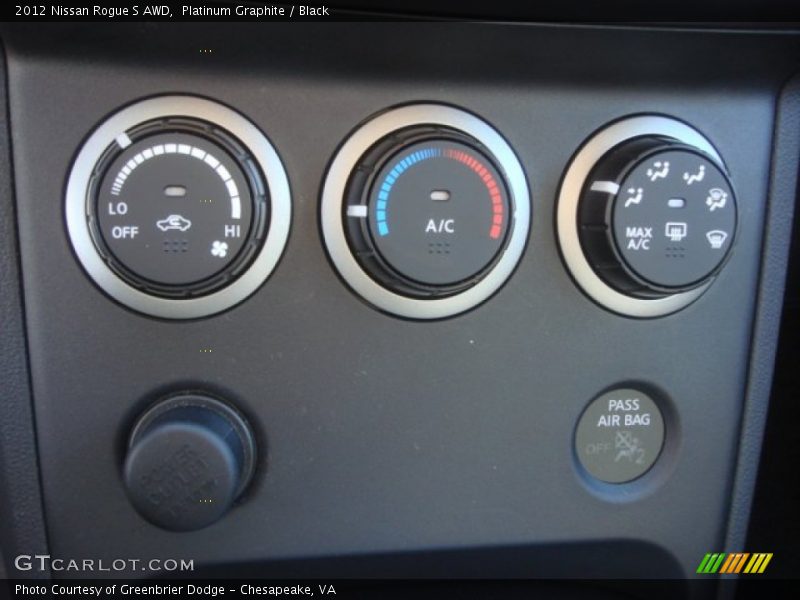 Platinum Graphite / Black 2012 Nissan Rogue S AWD