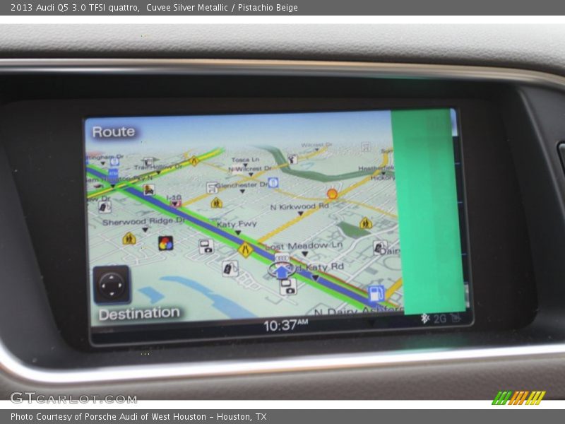 Navigation of 2013 Q5 3.0 TFSI quattro