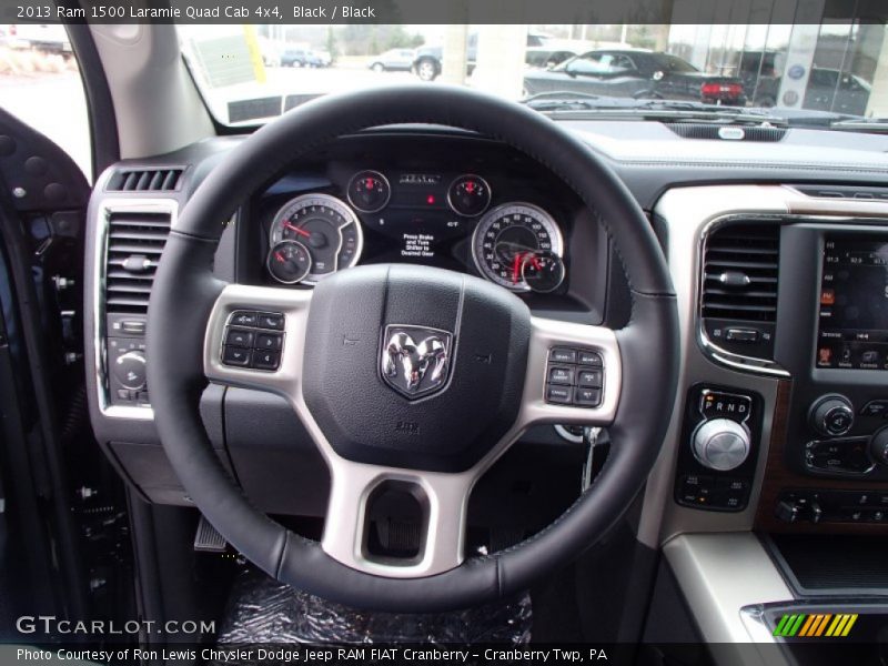  2013 1500 Laramie Quad Cab 4x4 Steering Wheel