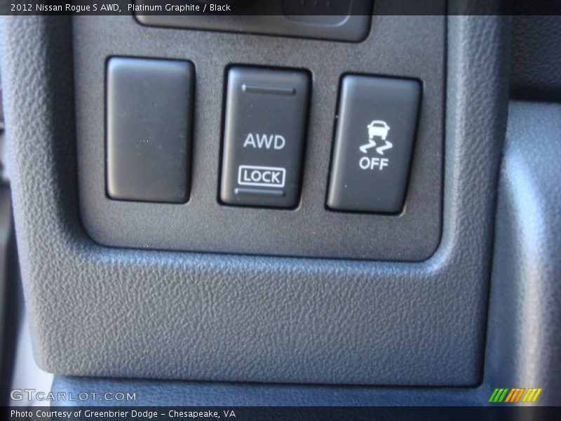 Platinum Graphite / Black 2012 Nissan Rogue S AWD