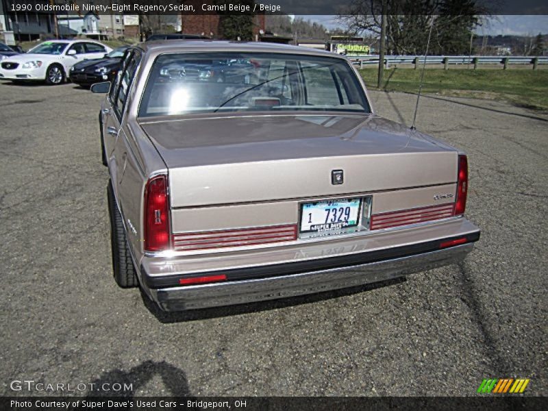 Camel Beige / Beige 1990 Oldsmobile Ninety-Eight Regency Sedan