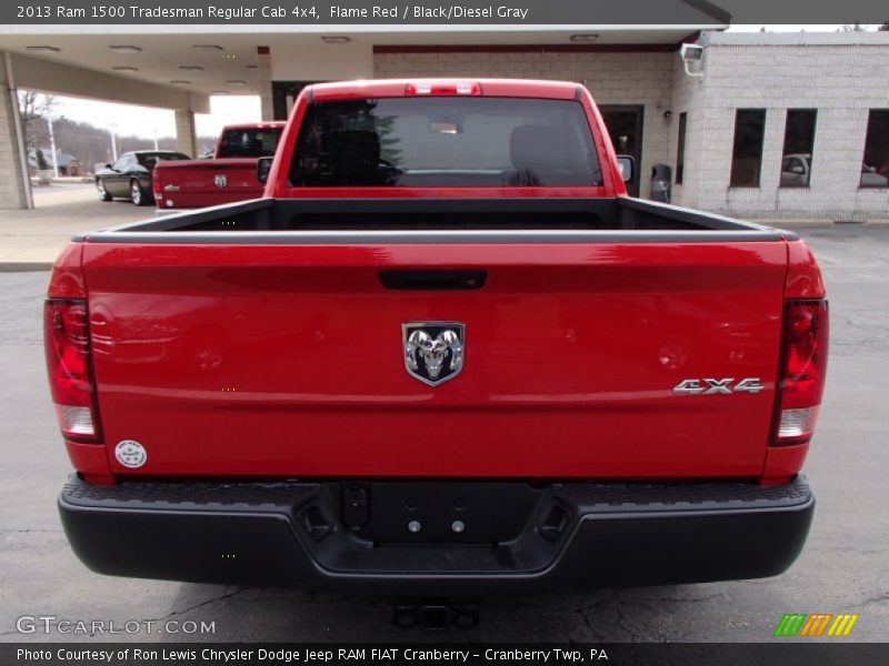 Flame Red / Black/Diesel Gray 2013 Ram 1500 Tradesman Regular Cab 4x4