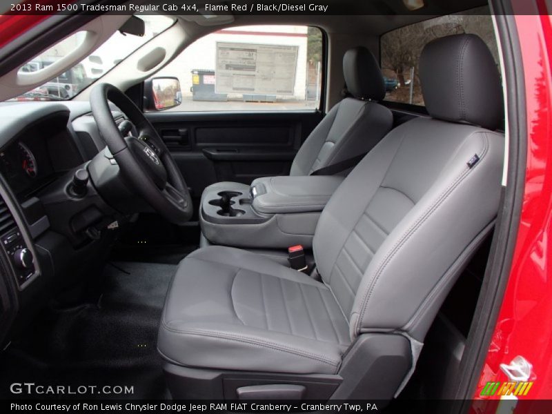  2013 1500 Tradesman Regular Cab 4x4 Black/Diesel Gray Interior