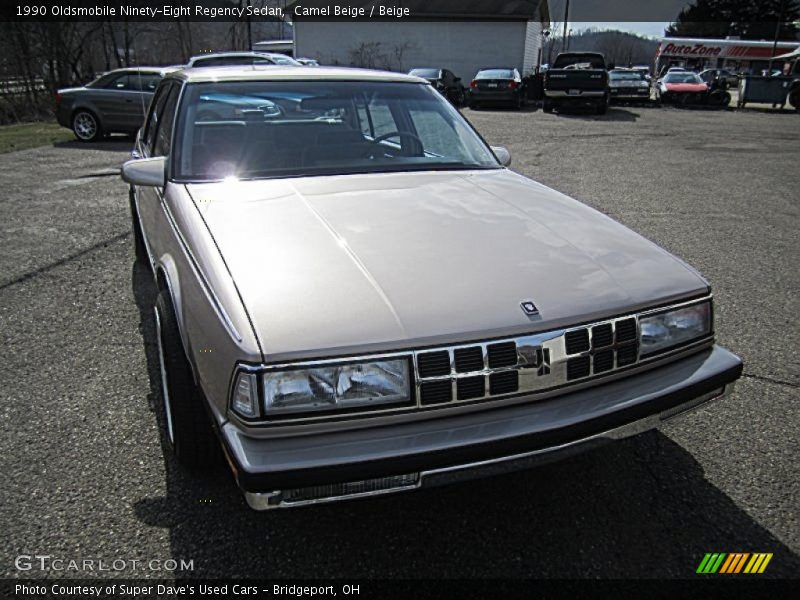 Camel Beige / Beige 1990 Oldsmobile Ninety-Eight Regency Sedan