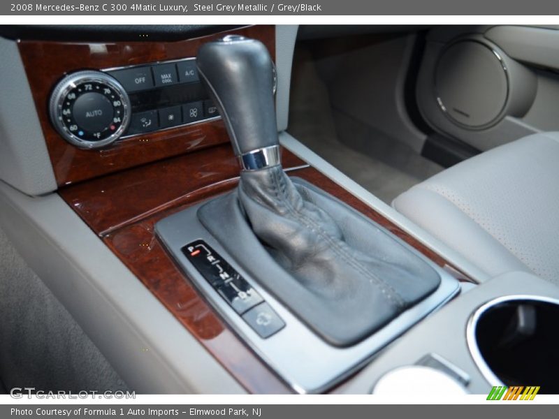 Steel Grey Metallic / Grey/Black 2008 Mercedes-Benz C 300 4Matic Luxury
