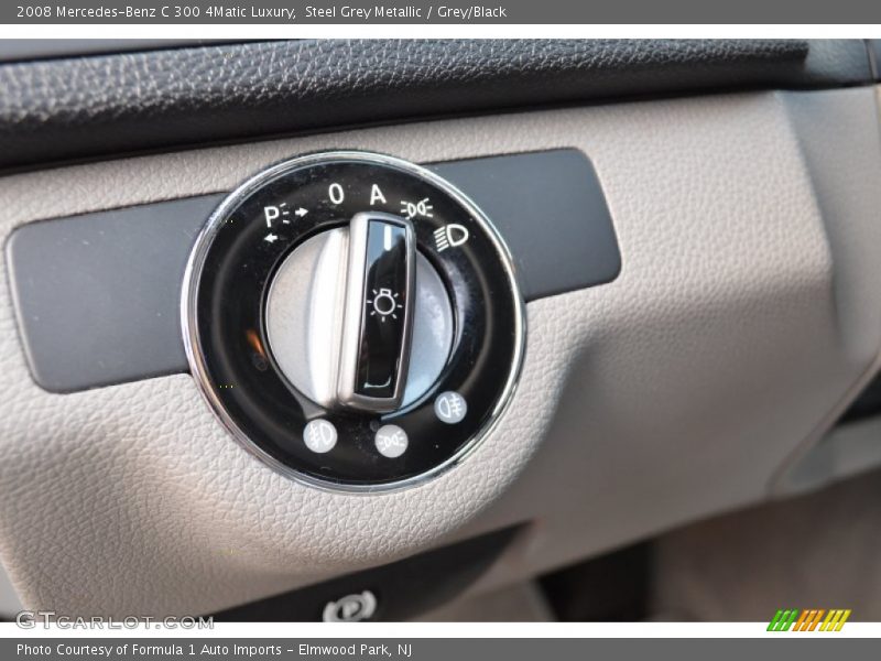Steel Grey Metallic / Grey/Black 2008 Mercedes-Benz C 300 4Matic Luxury