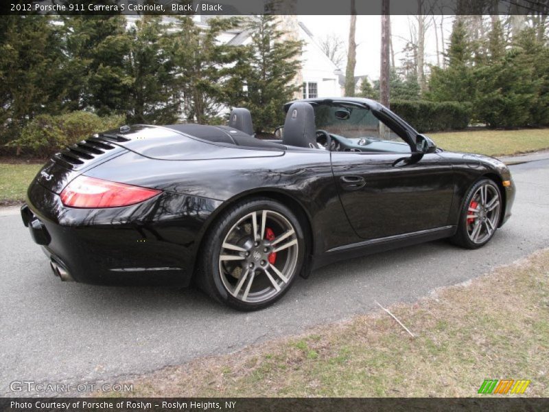 Black / Black 2012 Porsche 911 Carrera S Cabriolet