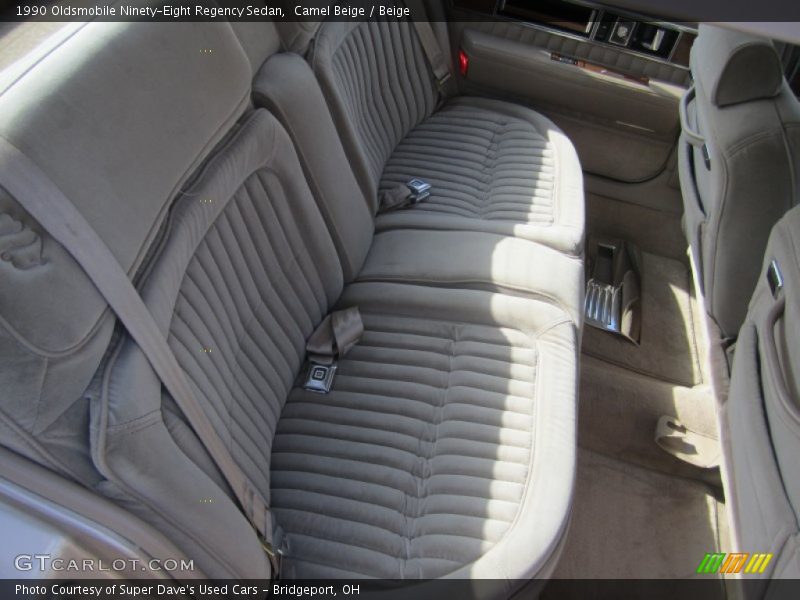 Rear Seat of 1990 Ninety-Eight Regency Sedan