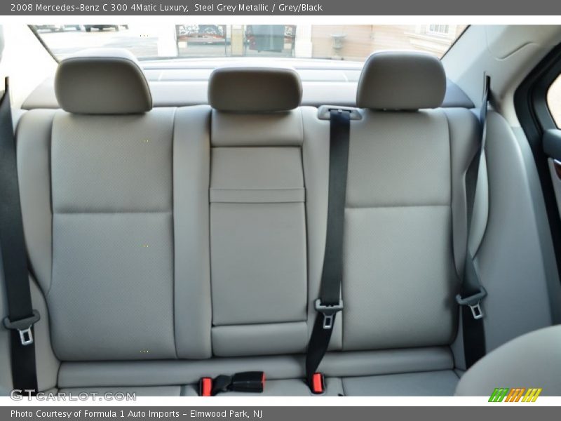 Steel Grey Metallic / Grey/Black 2008 Mercedes-Benz C 300 4Matic Luxury