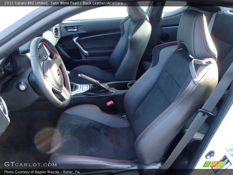  2013 BRZ Limited Black Leather/Alcantara Interior