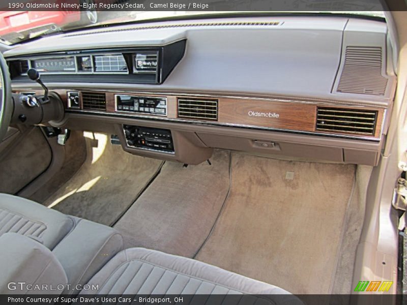 Dashboard of 1990 Ninety-Eight Regency Sedan