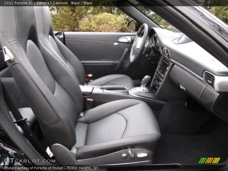 Front Seat of 2012 911 Carrera S Cabriolet