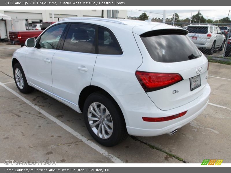 Glacier White Metallic / Chestnut Brown 2013 Audi Q5 2.0 TFSI quattro