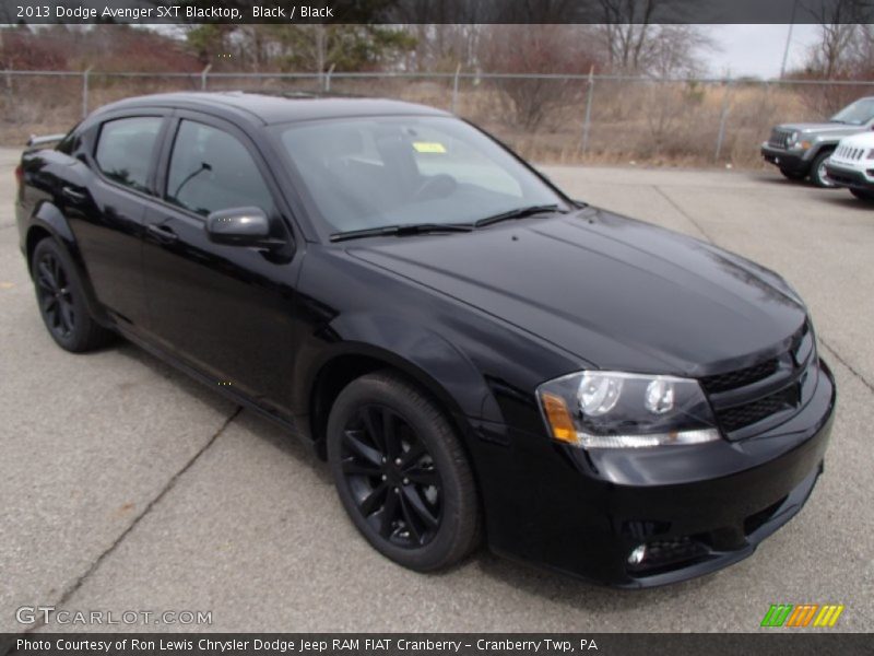 Black / Black 2013 Dodge Avenger SXT Blacktop