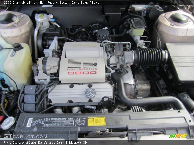  1990 Ninety-Eight Regency Sedan Engine - 3.8 Liter OHV 12-Valve V6