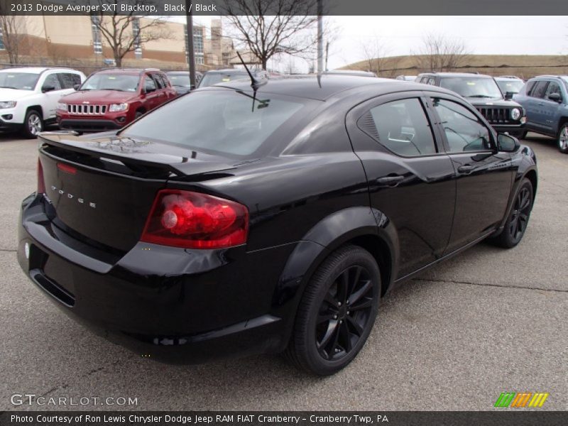 Black / Black 2013 Dodge Avenger SXT Blacktop