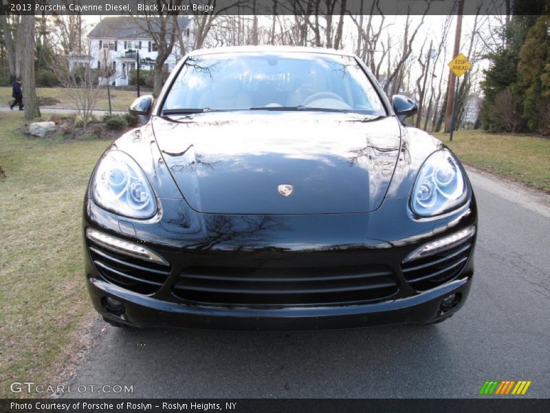Black / Luxor Beige 2013 Porsche Cayenne Diesel