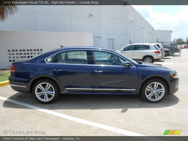 Night Blue Metallic / Cornsilk Beige 2013 Volkswagen Passat TDI SEL