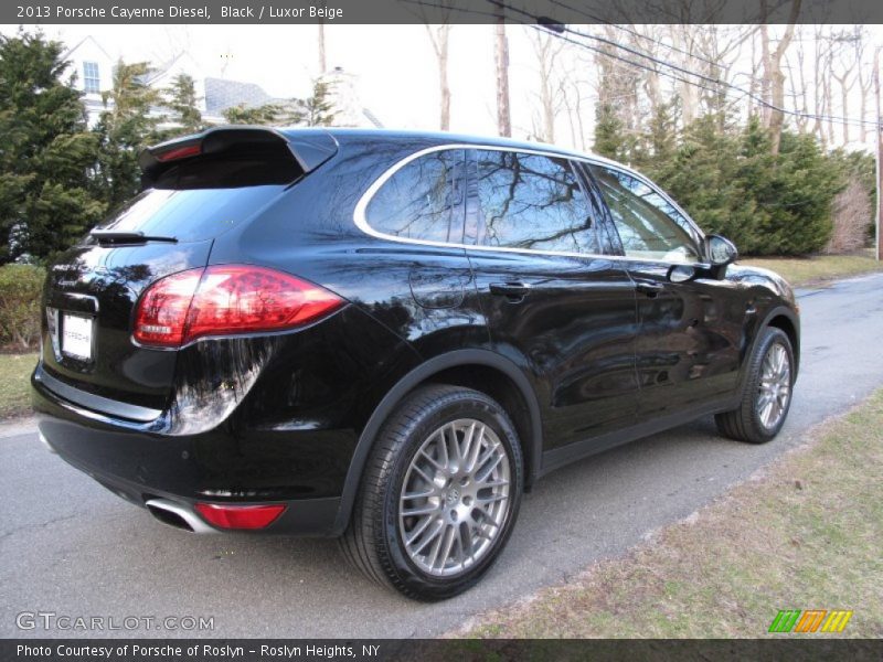 Black / Luxor Beige 2013 Porsche Cayenne Diesel