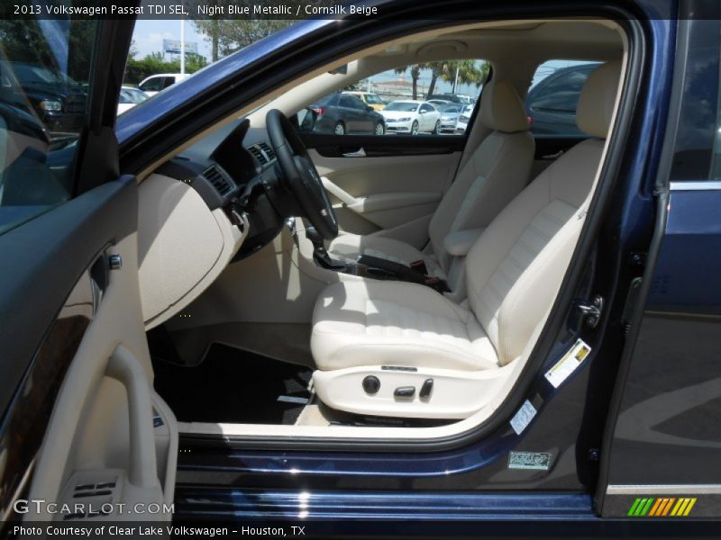 Night Blue Metallic / Cornsilk Beige 2013 Volkswagen Passat TDI SEL