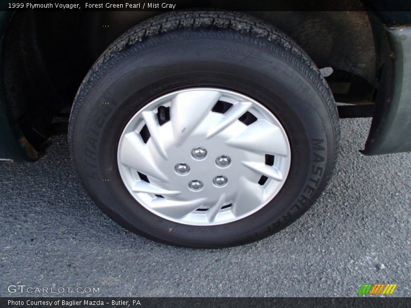 Forest Green Pearl / Mist Gray 1999 Plymouth Voyager