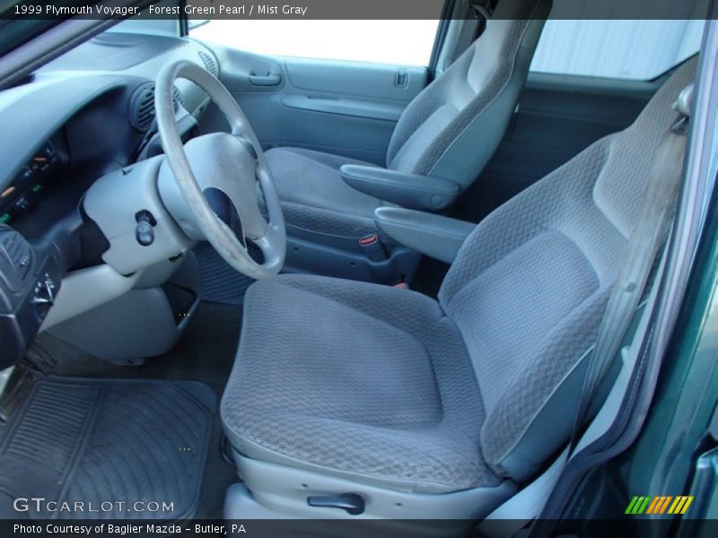 Forest Green Pearl / Mist Gray 1999 Plymouth Voyager