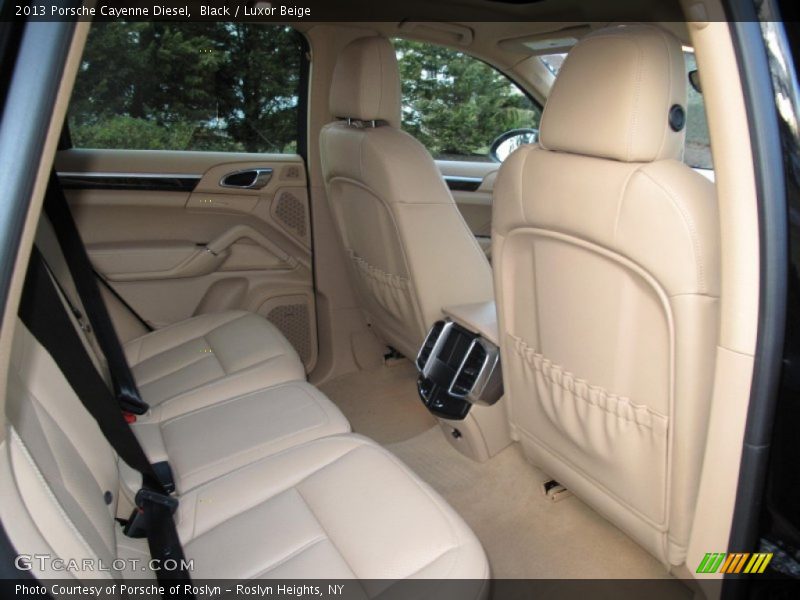Rear Seat of 2013 Cayenne Diesel