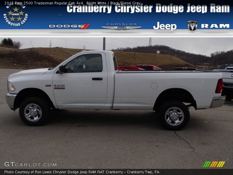 Bright White / Black/Diesel Gray 2013 Ram 2500 Tradesman Regular Cab 4x4