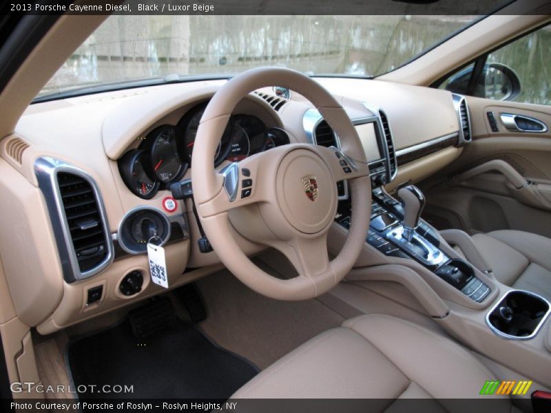 Black / Luxor Beige 2013 Porsche Cayenne Diesel
