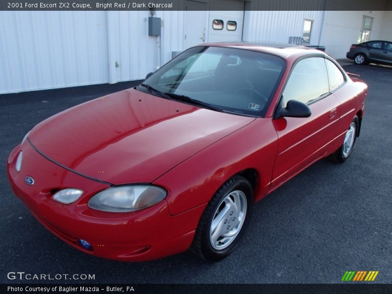 Bright Red / Dark Charcoal 2001 Ford Escort ZX2 Coupe