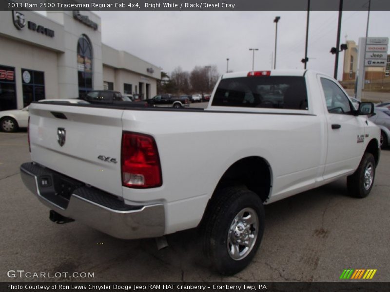Bright White / Black/Diesel Gray 2013 Ram 2500 Tradesman Regular Cab 4x4