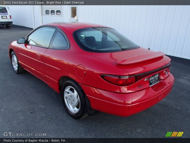 Bright Red / Dark Charcoal 2001 Ford Escort ZX2 Coupe
