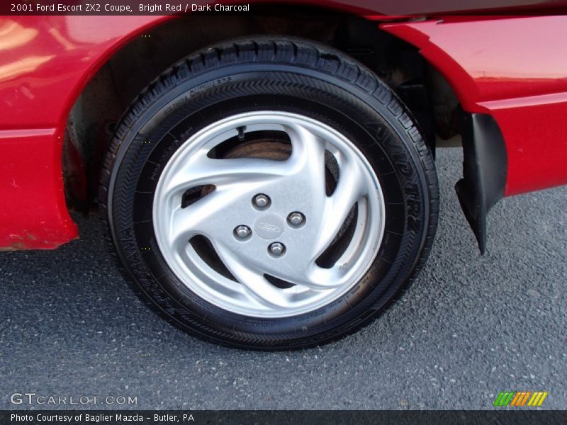 Bright Red / Dark Charcoal 2001 Ford Escort ZX2 Coupe