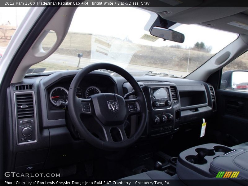 Bright White / Black/Diesel Gray 2013 Ram 2500 Tradesman Regular Cab 4x4