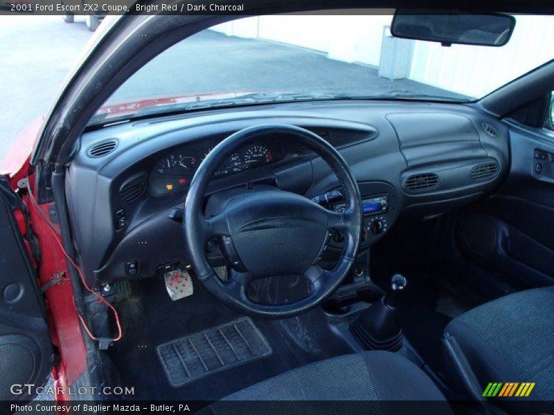 Bright Red / Dark Charcoal 2001 Ford Escort ZX2 Coupe