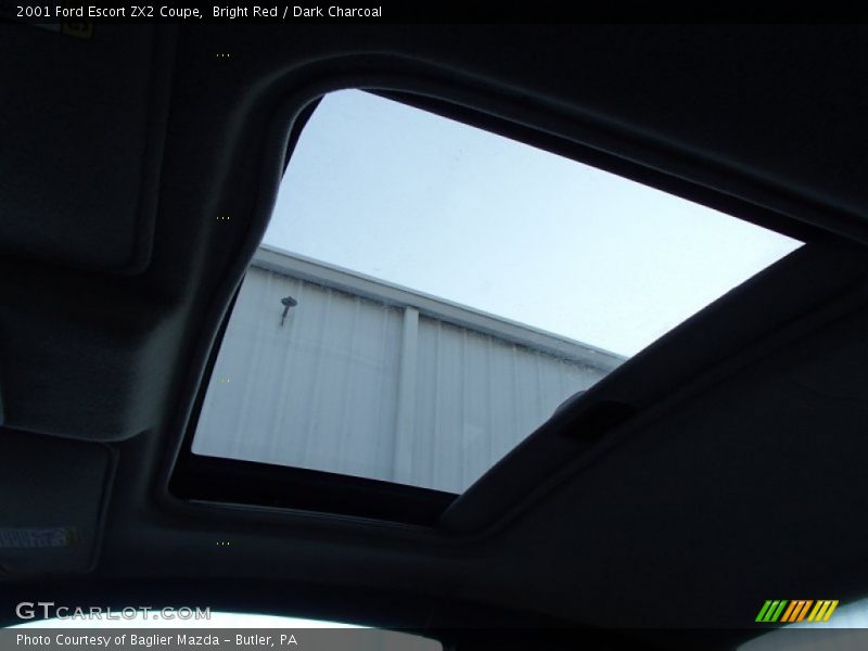 Bright Red / Dark Charcoal 2001 Ford Escort ZX2 Coupe