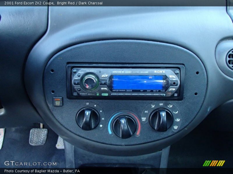 Bright Red / Dark Charcoal 2001 Ford Escort ZX2 Coupe