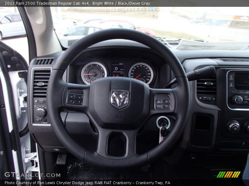 Bright White / Black/Diesel Gray 2013 Ram 2500 Tradesman Regular Cab 4x4