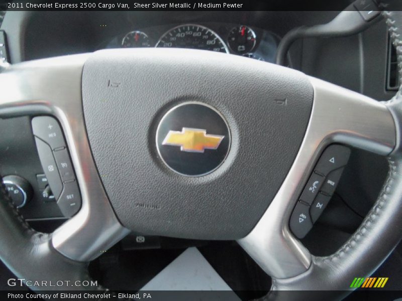 Sheer Silver Metallic / Medium Pewter 2011 Chevrolet Express 2500 Cargo Van