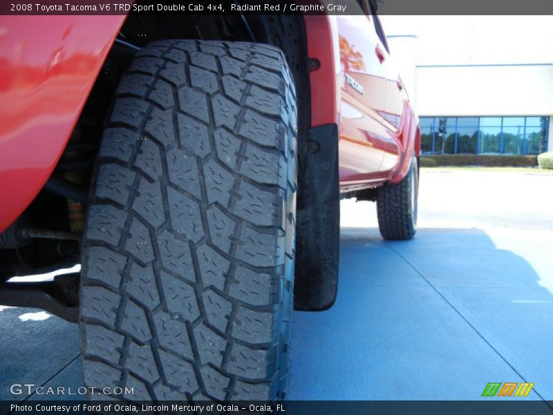 Radiant Red / Graphite Gray 2008 Toyota Tacoma V6 TRD Sport Double Cab 4x4
