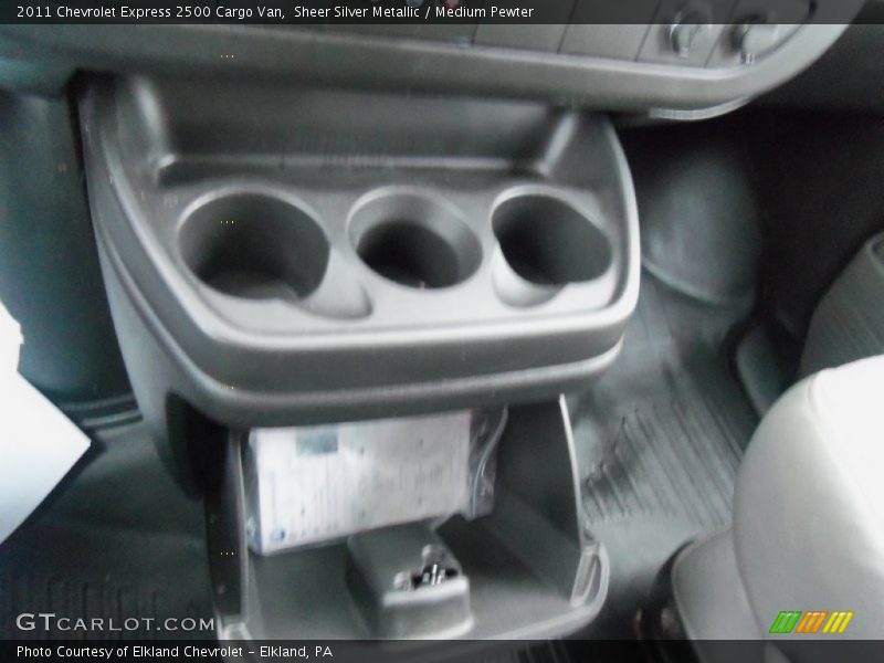 Sheer Silver Metallic / Medium Pewter 2011 Chevrolet Express 2500 Cargo Van