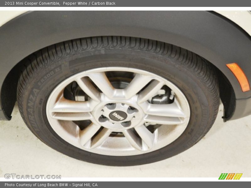 Pepper White / Carbon Black 2013 Mini Cooper Convertible