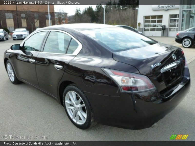 Crimson Black / Charcoal 2012 Nissan Maxima 3.5 S